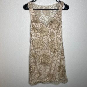 VTG Sue Wong Nocturne Y2K beaded dress embellished evening cocktail lace 6
